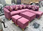 L shape sofa luxury model