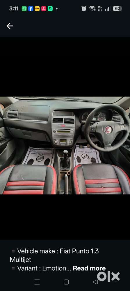Fiat Punto Emotion 1.2, 2011, Petrol
