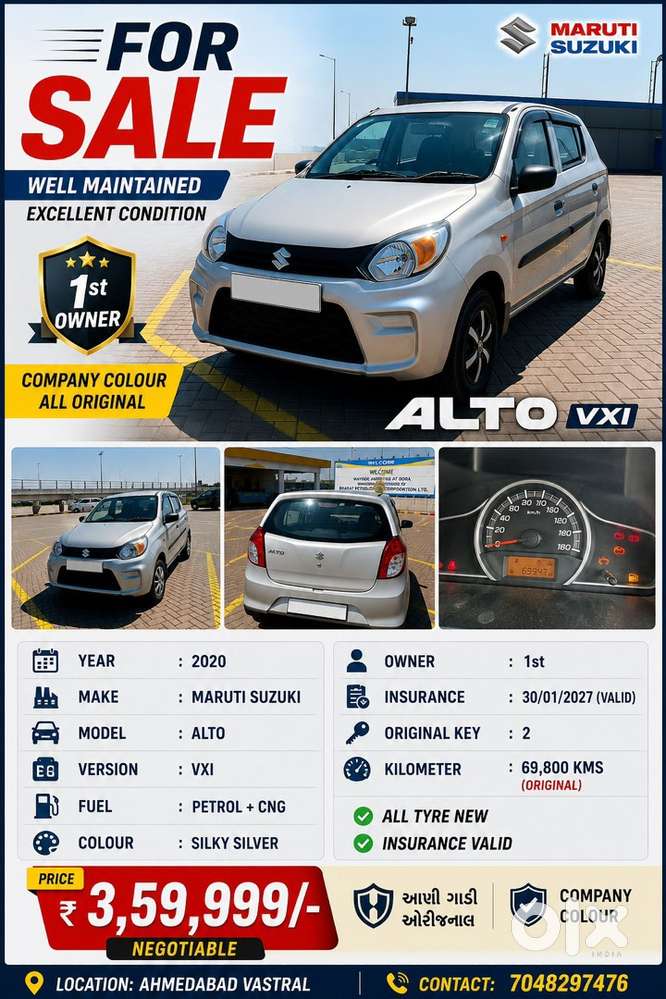 Maruti Suzuki Alto 2020 Km Driven