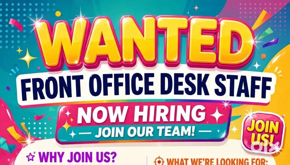 Wanted m/f   office staffs with food and accomdation