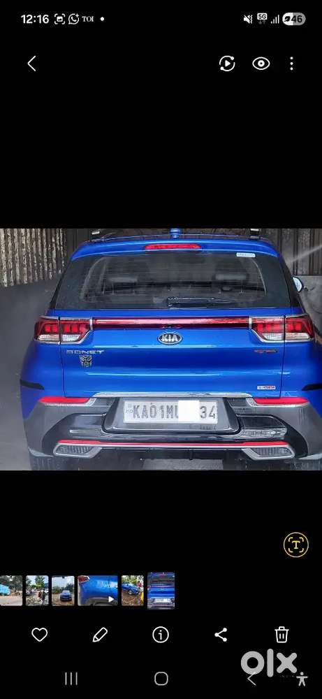 Kia Sonet Gt Imt Turbo Single Owner Good Condition