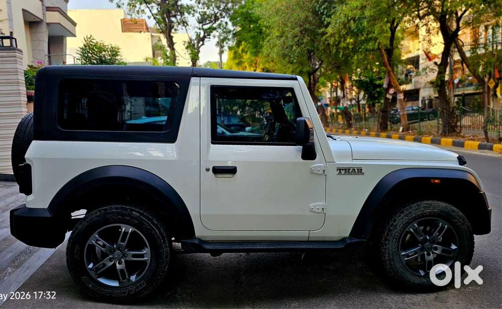 Mahindra Thar 22365 Km Driven Automatic White Colour 4/2 All Orignal