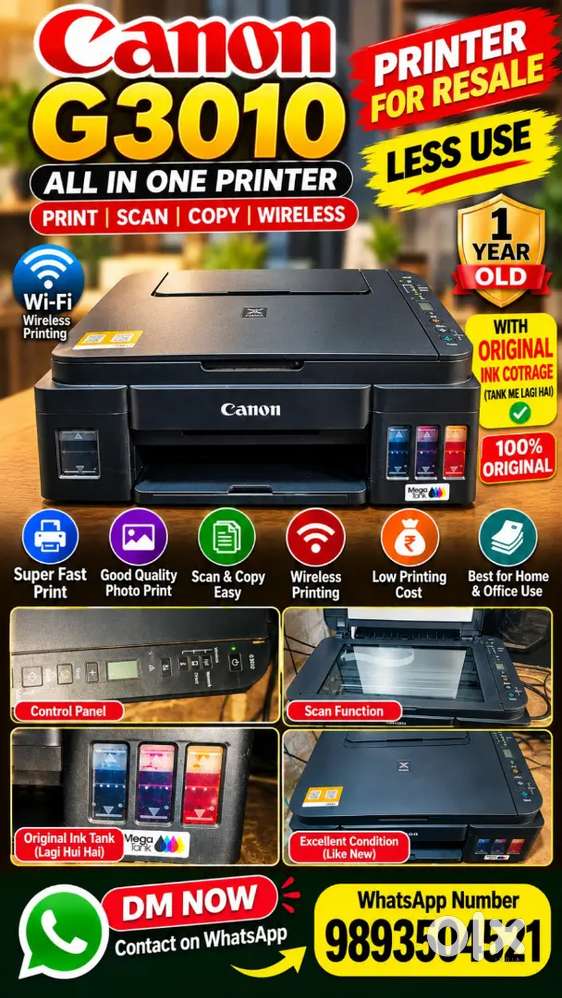 Best Printer for resale canon 3010 Wi-Fi and hp 1005