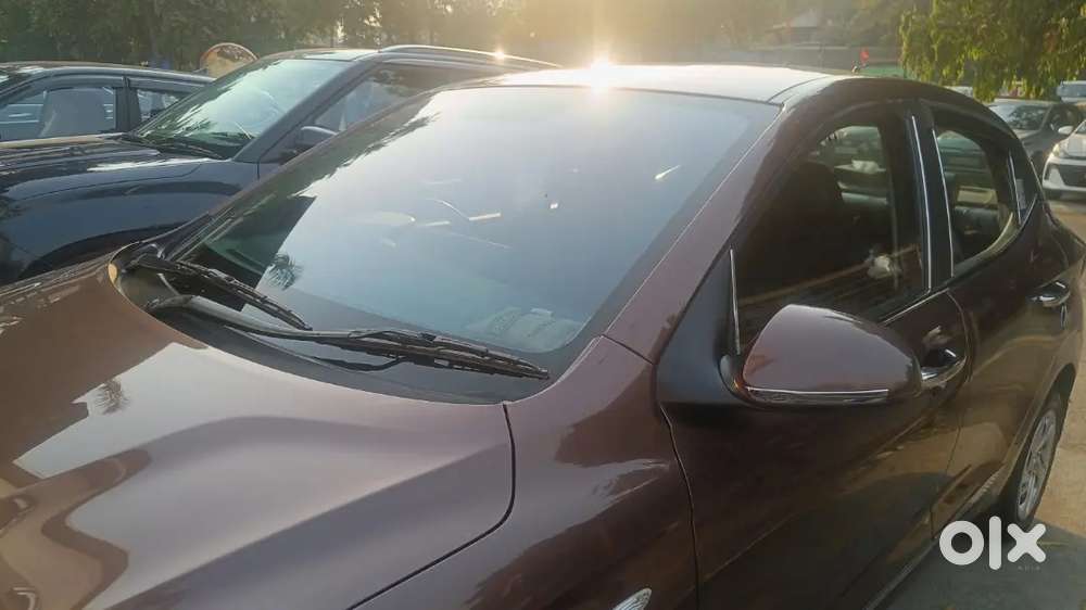Hyundai Aura S Cng 2021  Company Cng  Full Service History  Single