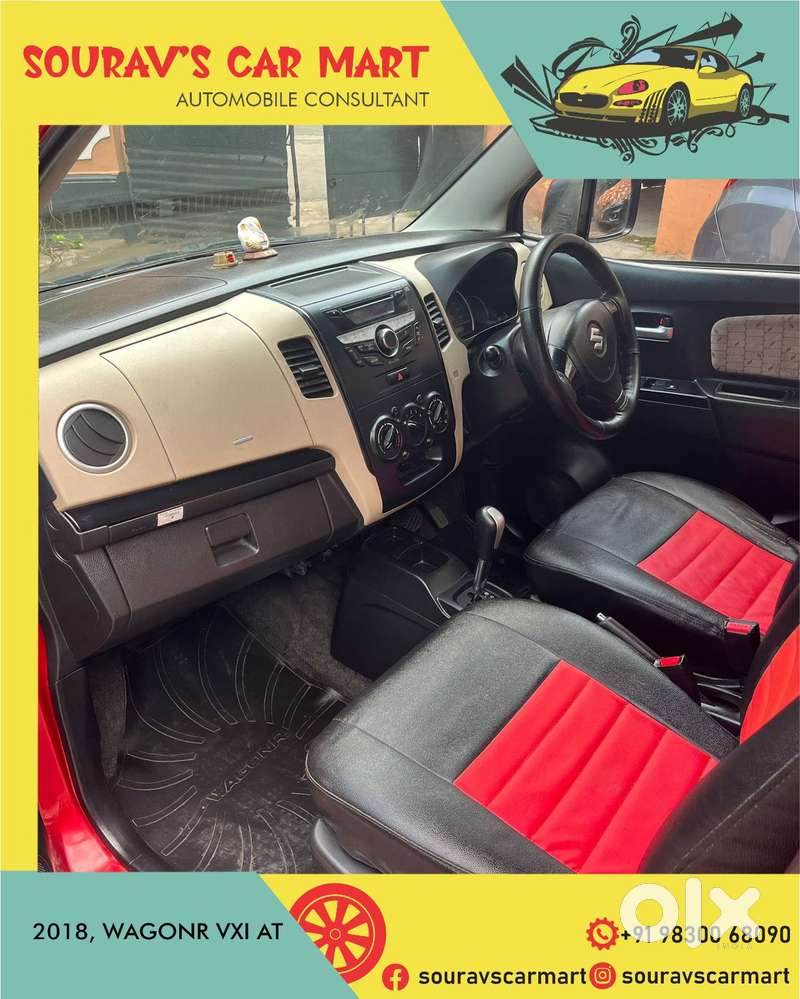 Maruti Suzuki Wagon R 1.0 Vxi Amt, 2018, Petrol