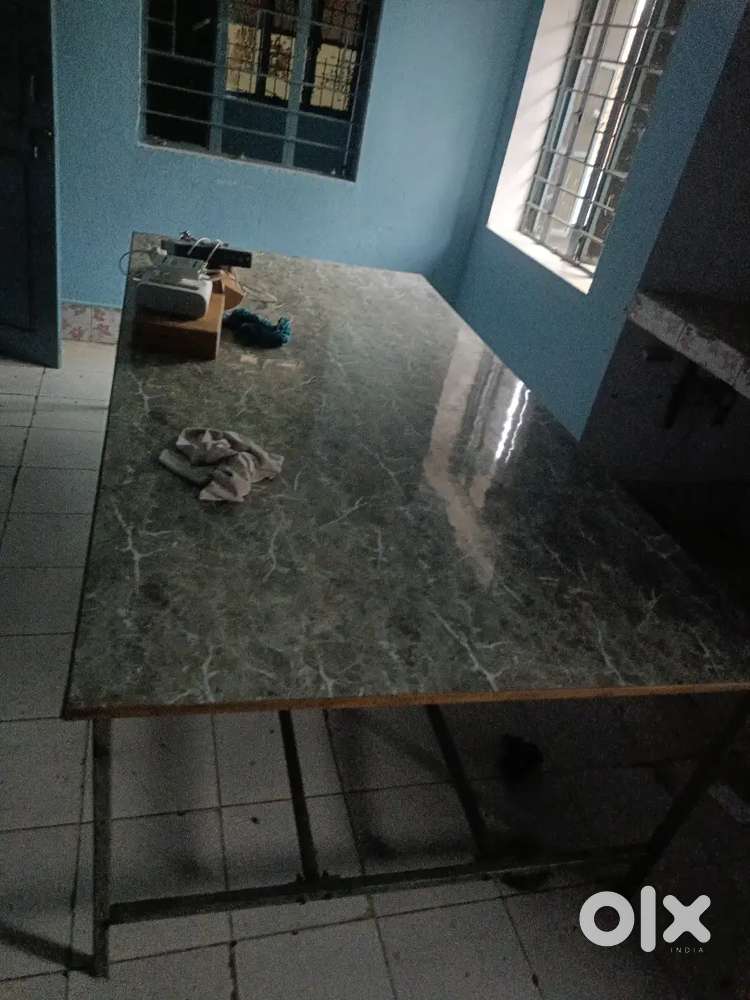 Office/Study Table  Strong Iron Frame  8×4 Ft