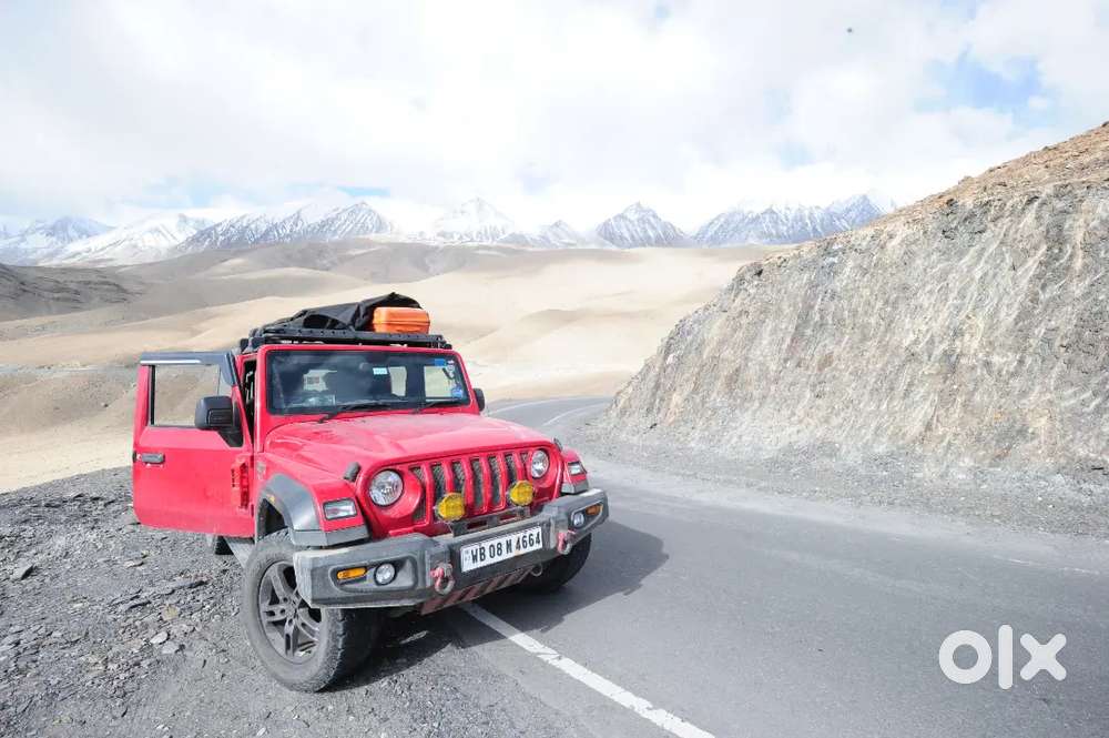 Mahindra Thar Petrol Hard Top Top Model Red Rage