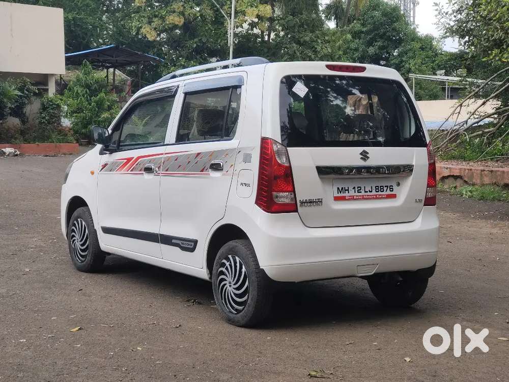 First Owner Company Cng Plus Petrol Wagon R White Color