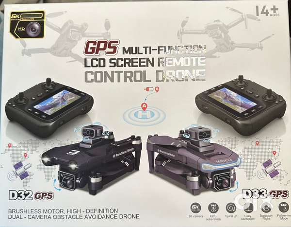 D32 GPS 4K Drone with Dual Camera & Obstacle Avoidance – Brand New