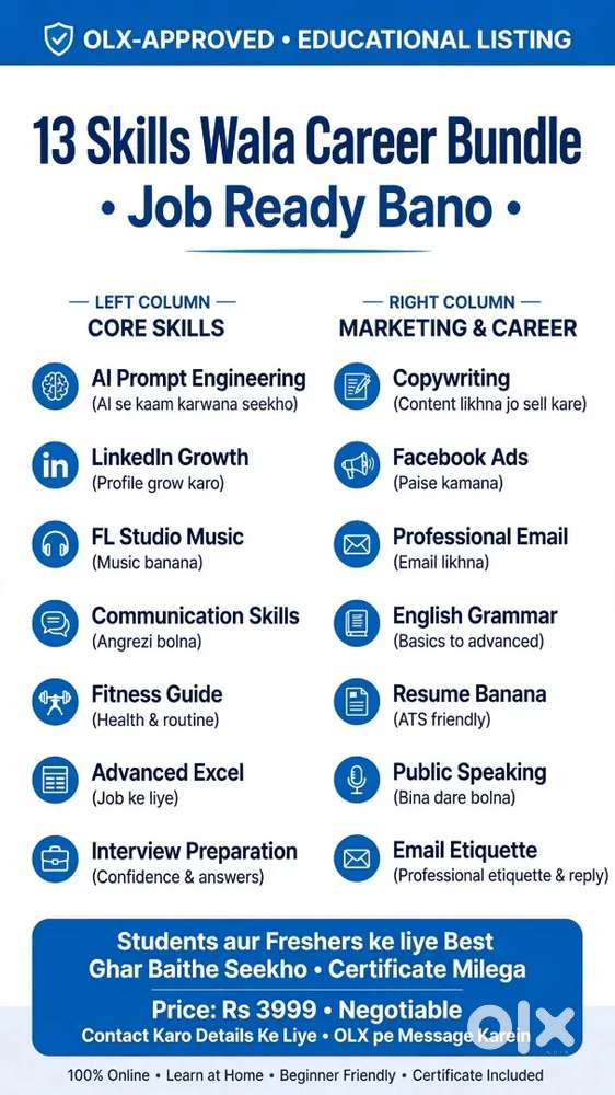 Career skills Bundle -13 courses material ( Rs 3999)