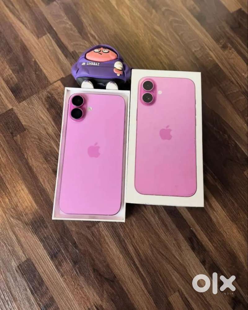 IPhone 16 plus pink colour 512gb box & bill also call me..