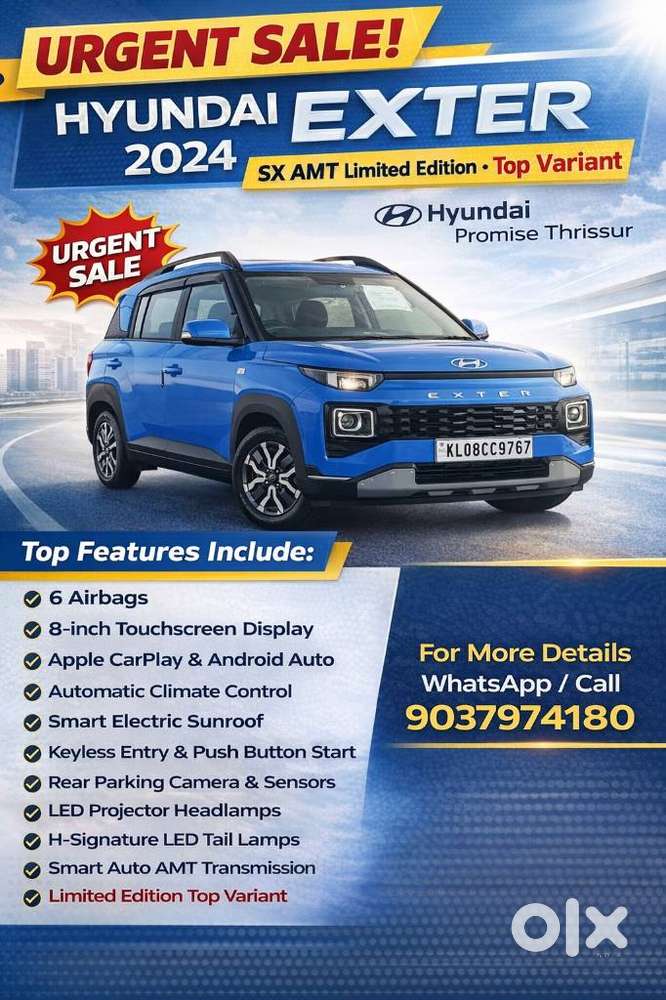 Hyundai Exter Sx 1.2 Amt, 2024, Petrol