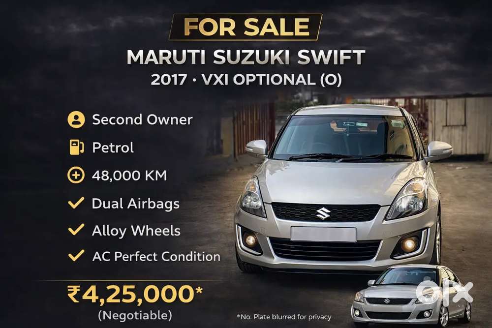 Maruti Suzuki Swift 2017 Petrol 48000 Km Driven
