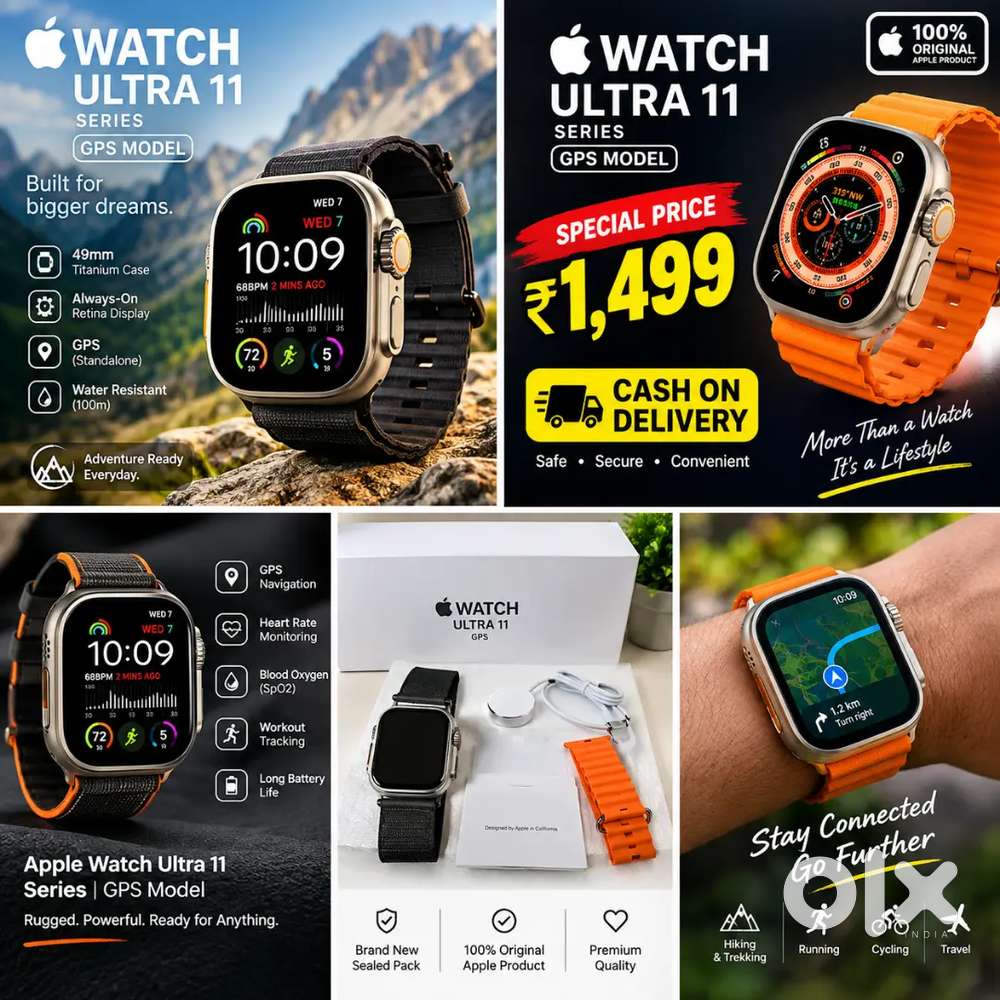 Your Style, Your Smartwatch &ndash; Apple Ultra Series 11 with GPS & Warrant