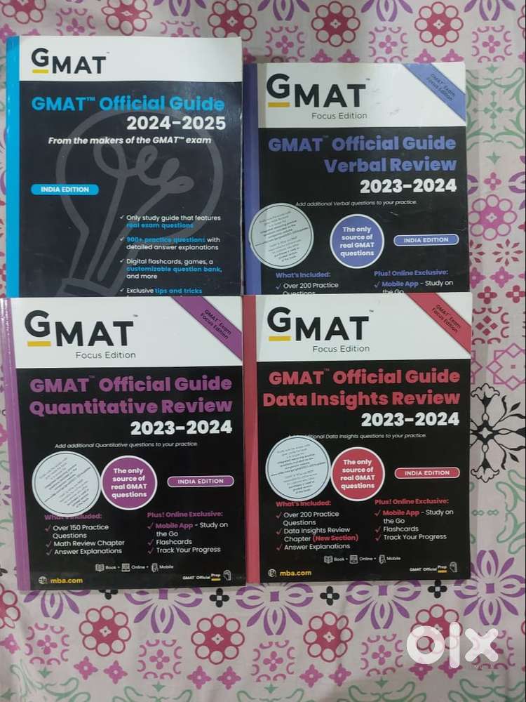GMAT Official Guide Books Set Latest Edition MBA - Books in