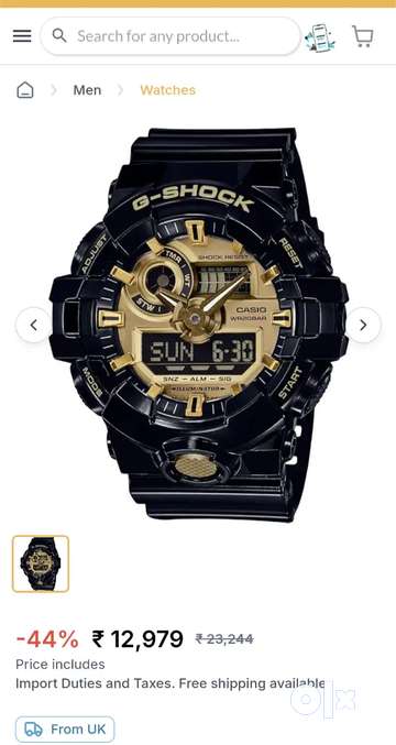G shock watch olx best sale