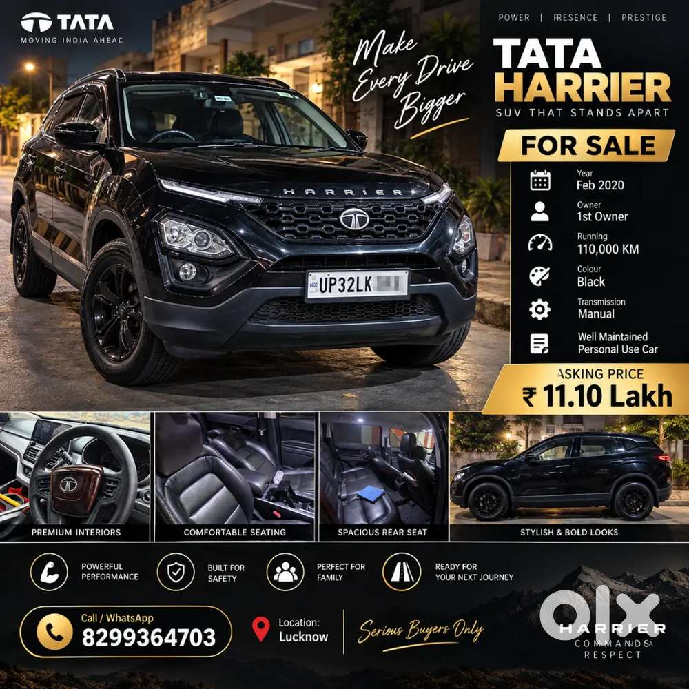 Tata Harrier Xt  Dark Addition 2020