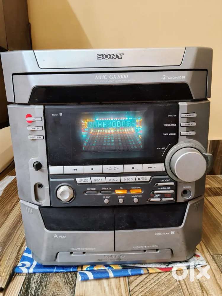 Sony music system home theatre running condition gx2000 model number..