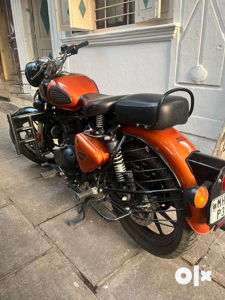 Orange amber deals royal enfield