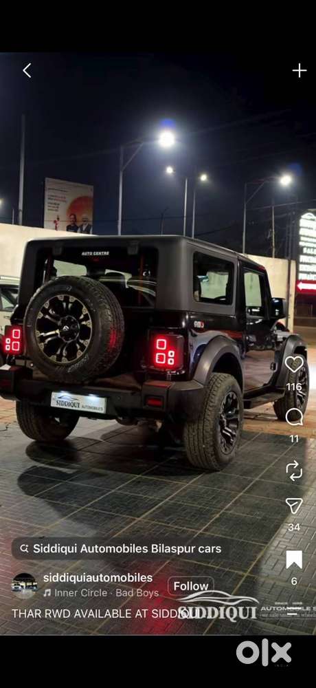 Mahindra Thar Lx 2024