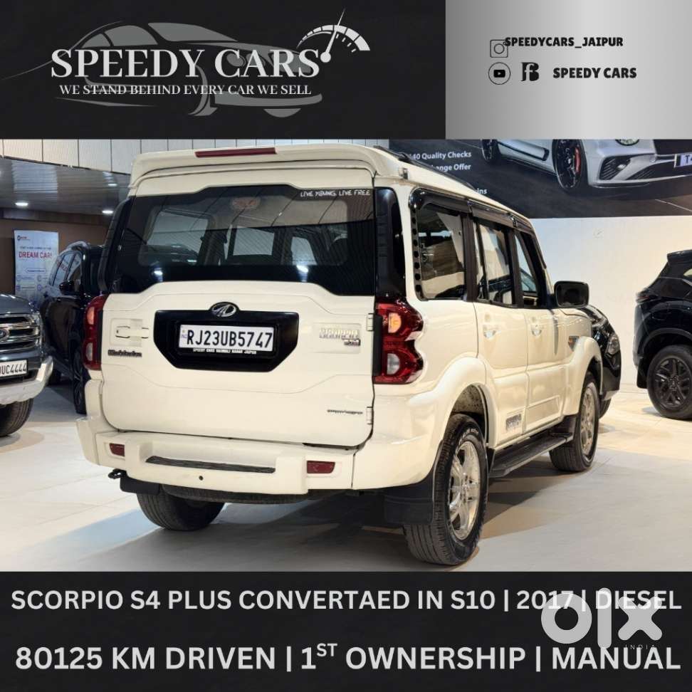 Mahindra Scorpio S4 Plus, 2017, Diesel