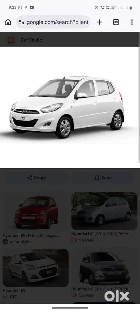 Hyundai I10 2011 Cng & Hybrids 89000 Km Driven