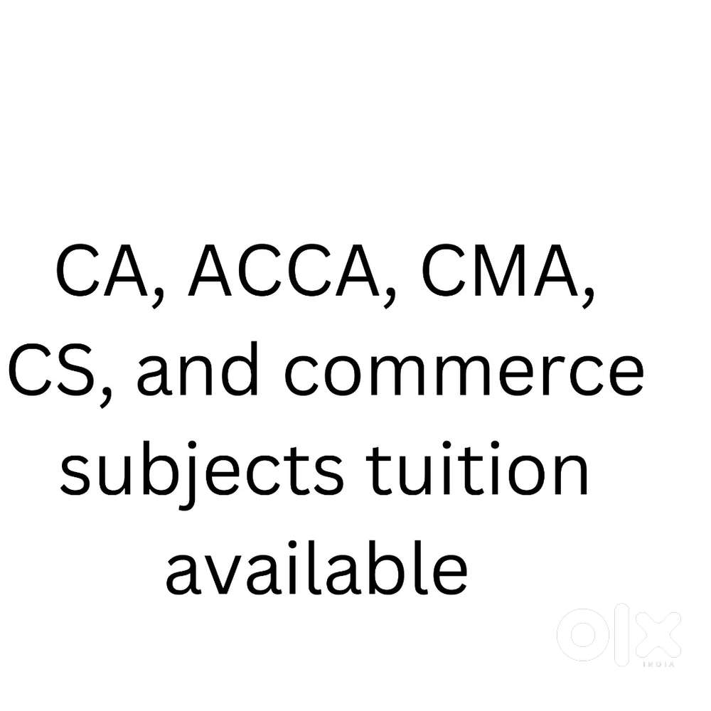 CA Coaching and Commerce subjects tuition