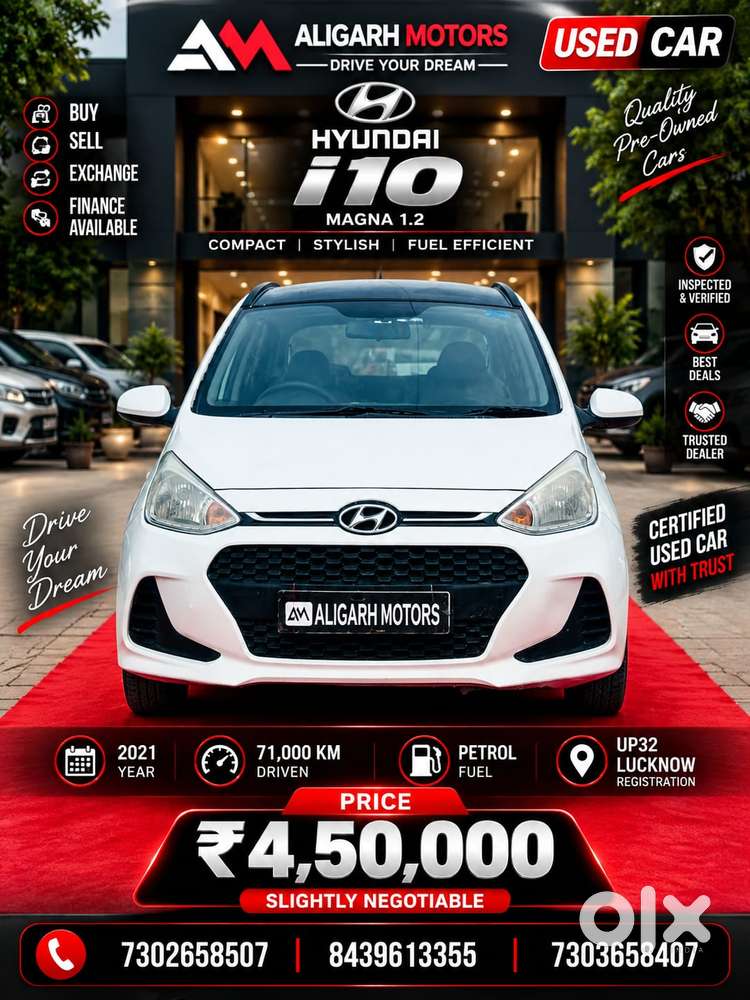 Hyundai Grand I10 Sportz 1.2 Kappa Vtvt, 2021, Petrol