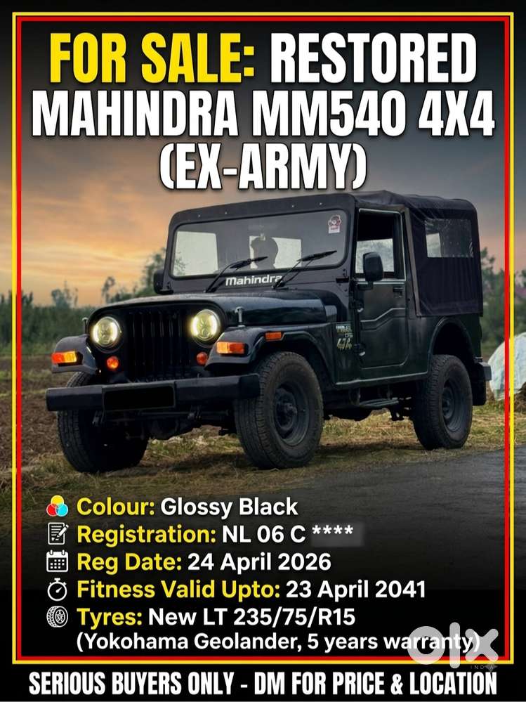 Mahindra Jeep Mm540 4×4 Ex-army