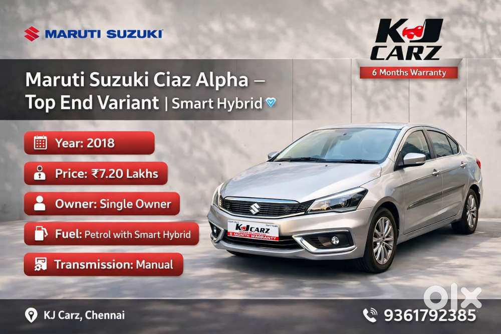 Maruti Suzuki Ciaz Smart Hybrid Alpha , 2018, Petrol