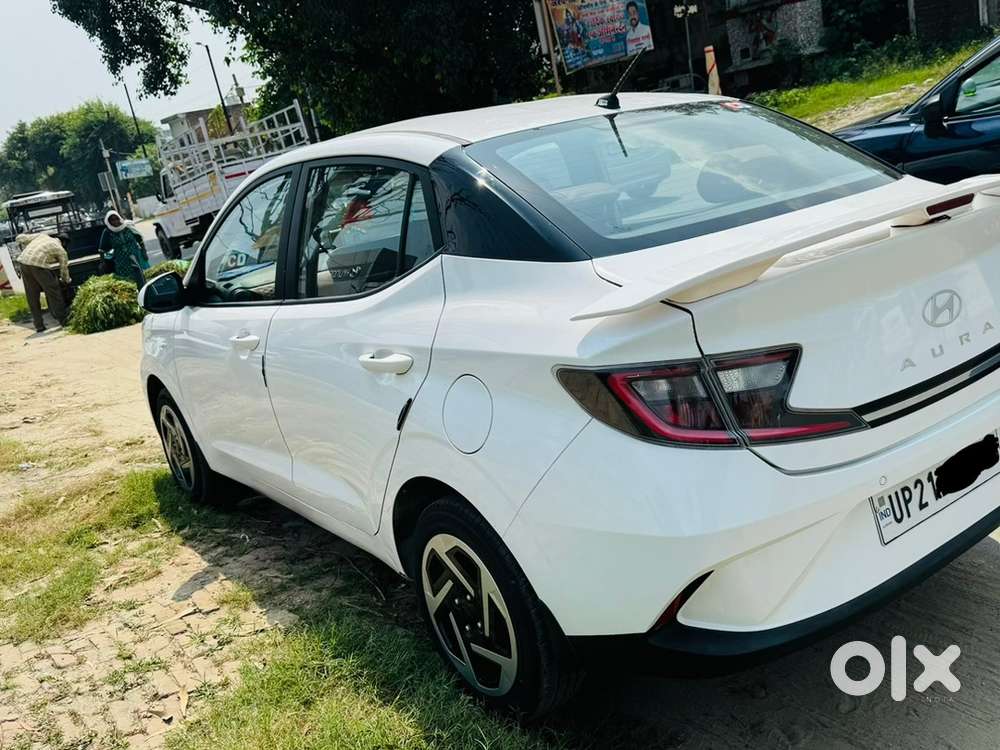 Hyundai Aura Petrol 2024 With 2029 Company Warranty And Insurance 2027