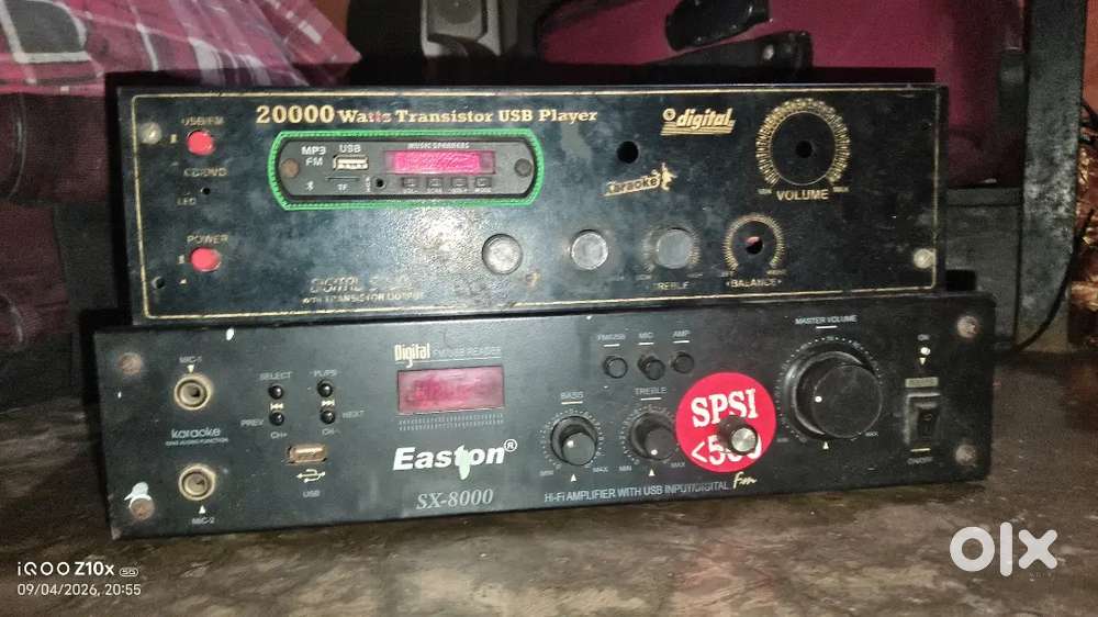 2 hai Amplifier 200 + 200 w is better running condition