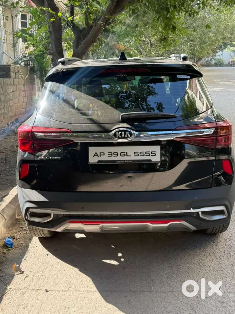 Kia Seltos Black Car In Excellent Condition Very Well Maitained, Ap