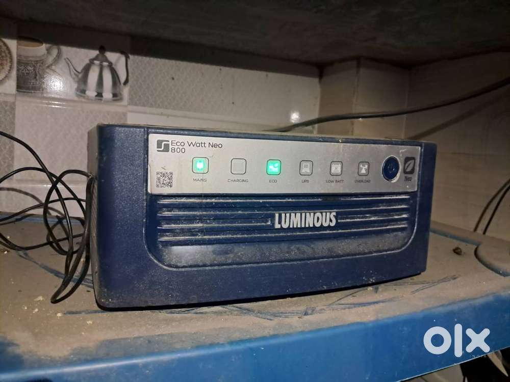 luminous invertor with battery used for 3 years