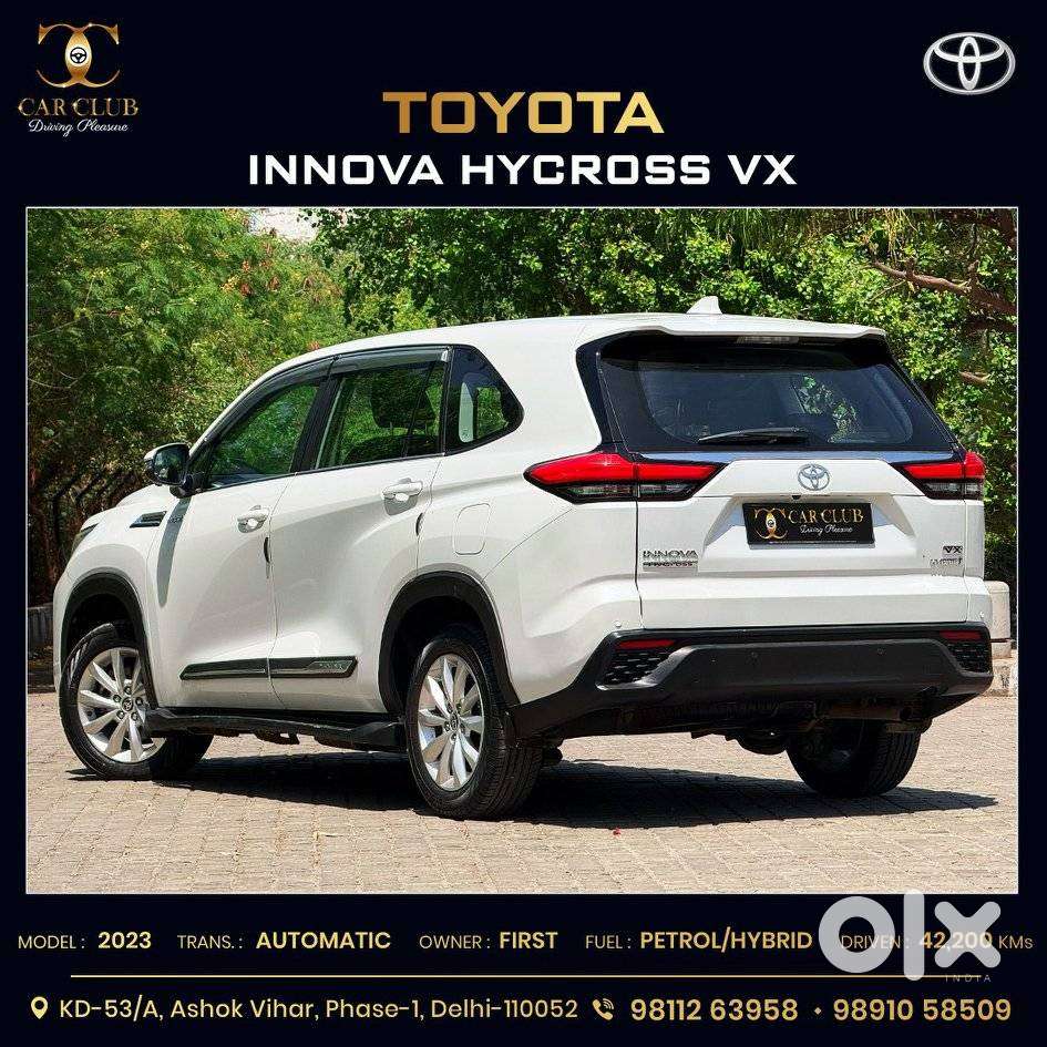 Toyota Innova Hycross 2.0 Vx Hybrid 7 Str, 2023, Petrol