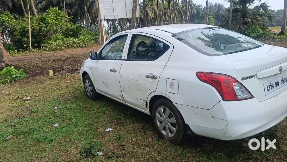 White Car New Battery