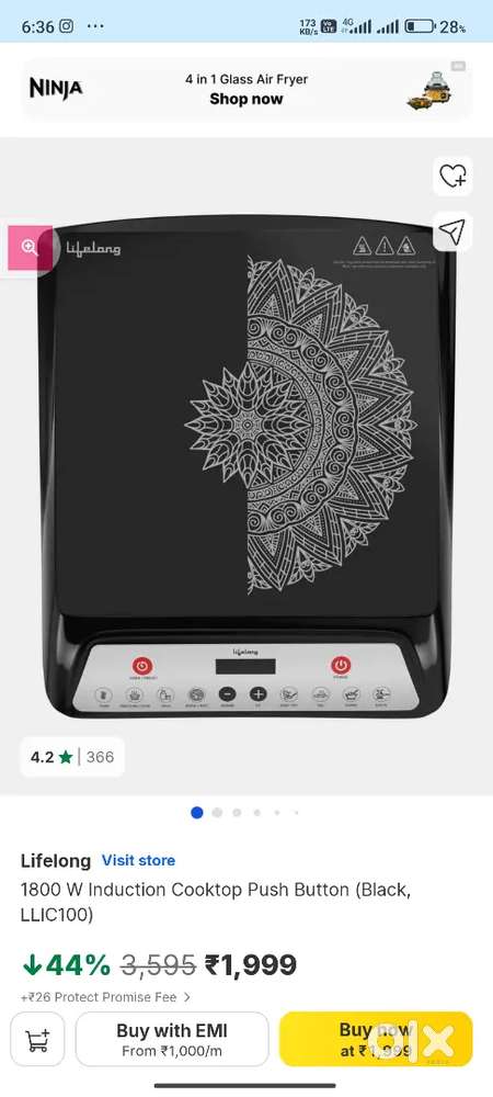 Induction stove