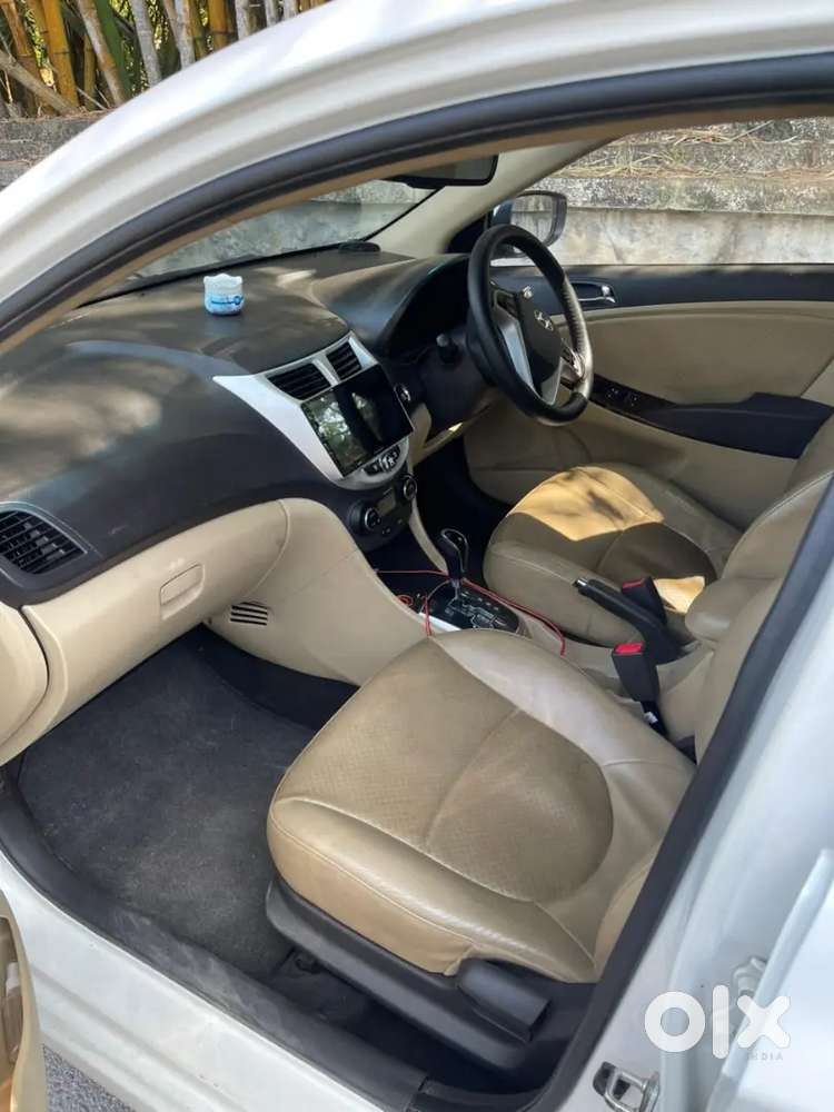 White Hyundai Verna For Sale  Good Condition