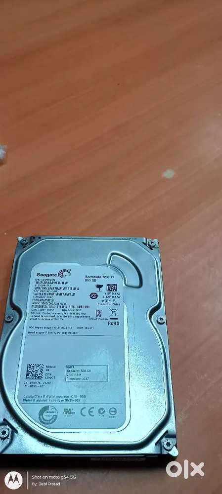 Segate 500 GB Hard Disk