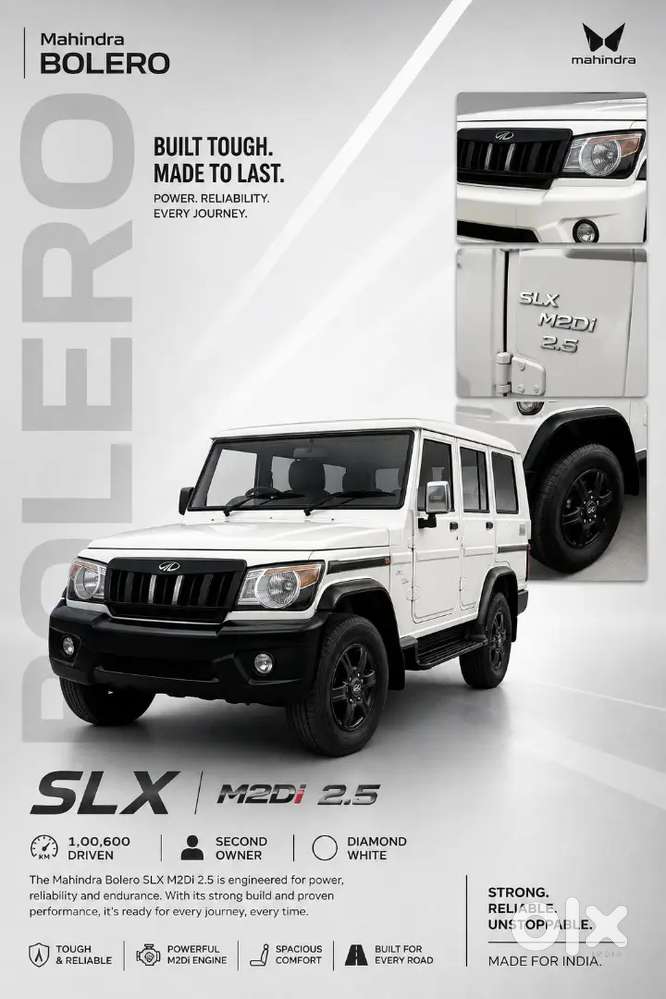 Mahindra Bolero 2012 Year