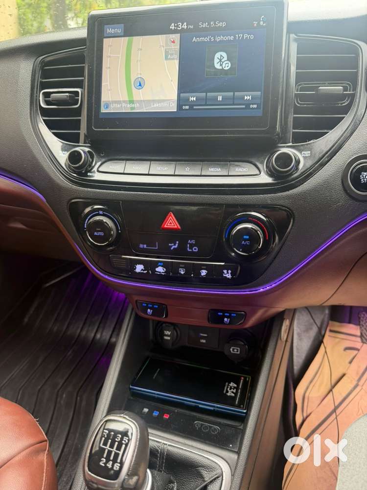 Hyundai Verna Diesel Manual 2022 Black Colour With Piad Vip No - 0007