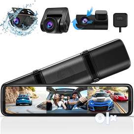 WOLFBOX i17 Dash Cam Front Inside, 4K+2.5K 5G WiFi Dual Dash Camera with