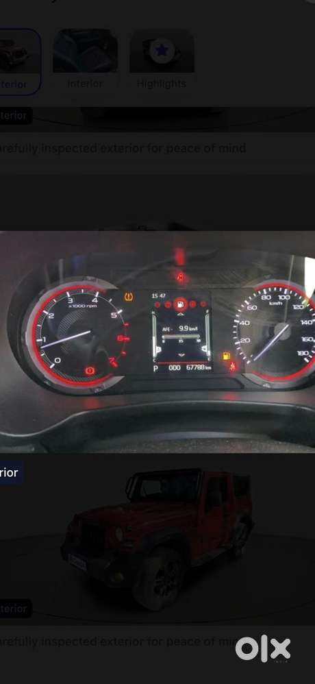 Mahindra Thar 2.0 Lx Hard Top Petrol At 4 Rwd, 2021, Petrol