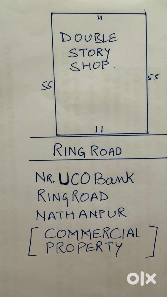 Double story shop for sale in Ring Road Dehradun