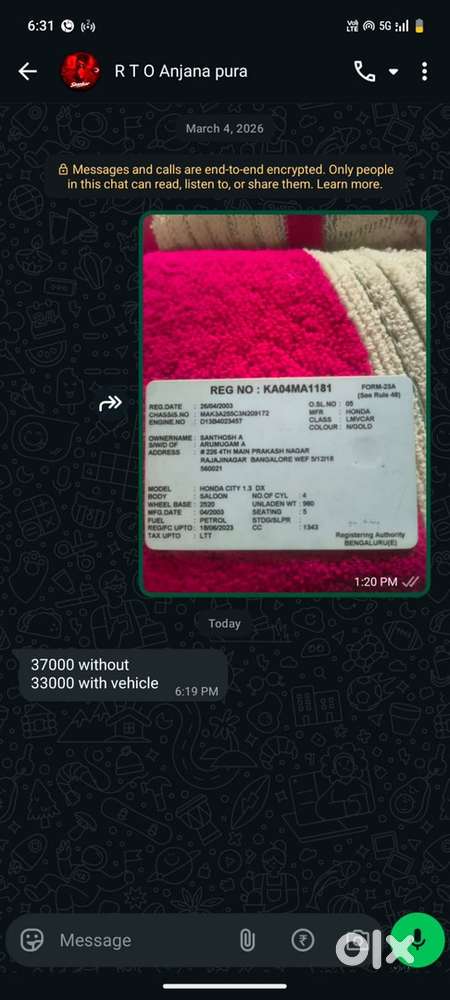 Honda City Petrol 2003