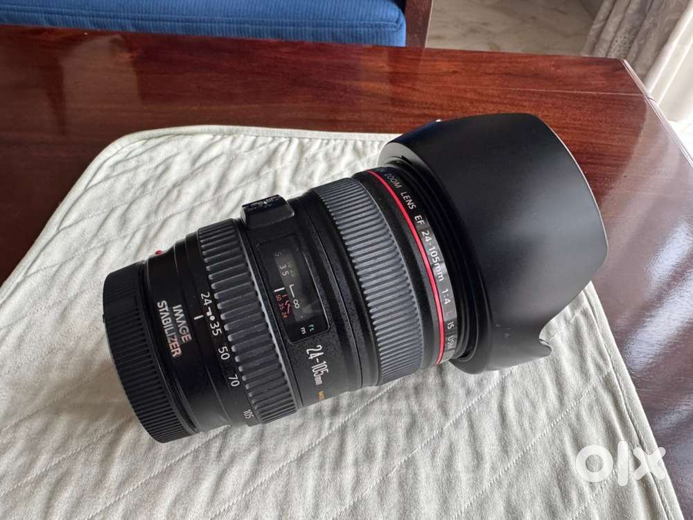 Canon 24-105 L series F4 Zoom with brand new R Mount Adaptor
