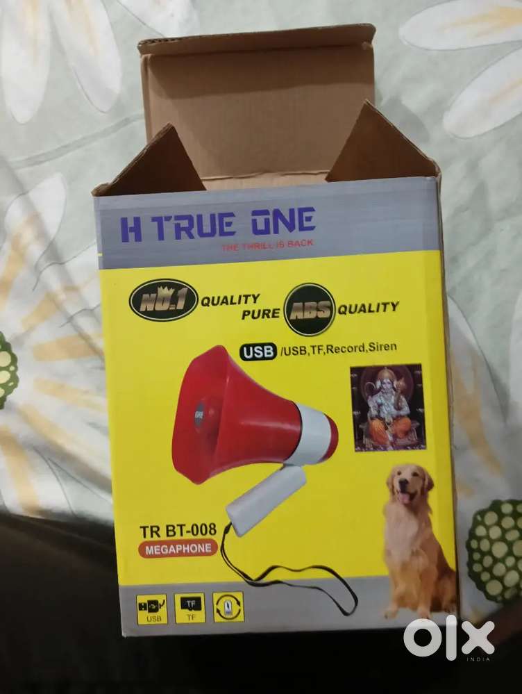 I'm here to sell my megaphone which I newly buyed