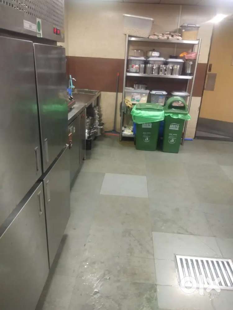 Kitchen utility helper with food and accommodation