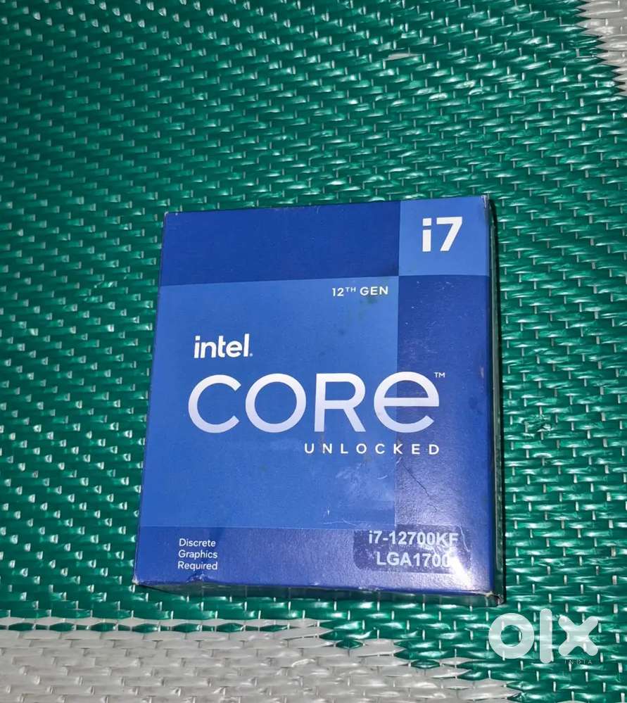 intel CORE  unlocked i7-12700KF LGA1700 12TH GEN with box brand new