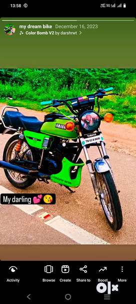 Yamaha rx best sale 100 price olx